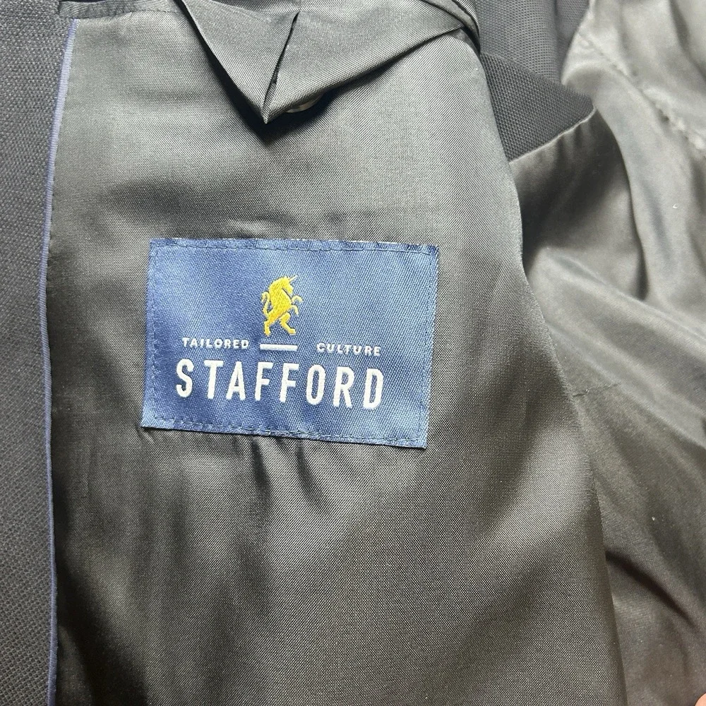 NWT Stafford Coolmax All Season Stretch Suit Jacket Men's Sz 50 R Classic Fit